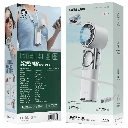 Green Lion Power Wind Handheld Fan with Power Bank – 3600mAh Battery, 11200RPM, Up to 9 Hours Runtime | GNPF12PWNDWH |