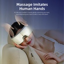 Vyvylabs Eye Massager with Airbag, Heat Therapy & Music – 1200mAh Battery, 6 Modes, 15-Min Auto Timer | HZ-QNA-10 |