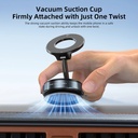 Vyvylabs Z05 360° Rotation Magnetic Foldable Car Phone Holder – Suction Cup Mount, 4.7–6.7” Phones, PC+ABS+Zinc Alloy | VJZ05 |