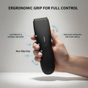 Taktik Body Hair Trimmer for Men – 800mAh Battery, Waterproof Design, 90-Min Runtime, Type-C Charging | TT-BHT800-BK |