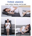 Multi-Function Massage Mattress 24W 12V Full-Body Relaxation Cushion with Ergonomic Design and 30-Minute Auto Timer - Home and Office Massage Pad | JH-CD6 |
