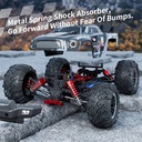 Wild Storm Brushless RC Car 1/16 Scale 4WD 50km/h Speed 1500mAh Battery 2.4GHz Remote Control All-Terrain Off-Road Racer - Metal Reinforced High-Speed Remote Control Car | HW8810 |