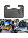 Multi-Function Portable Steering Wheel Car Desk Table For Eating Laptop Stand