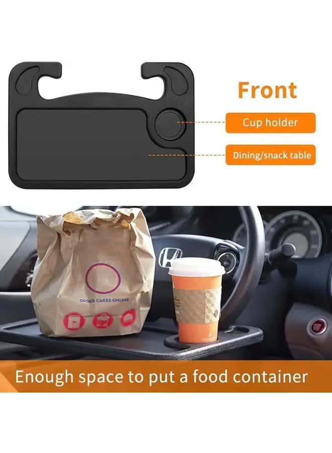 Multi-Function Portable Steering Wheel Car Desk Table For Eating Laptop Stand