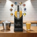 Porodo Lifestyle Glacee 2-In-1 Slushie & Ice Cream Maker 2.5L 200W 9 Hardness Levels Cooling Display - Frozen Drinks & Dessert Machine | PDLFSTXRJGY |