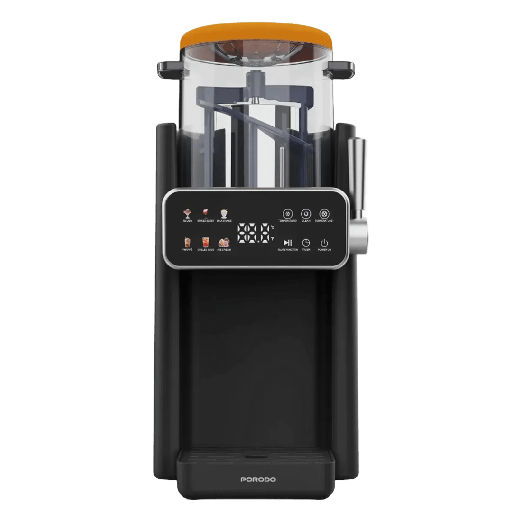 Porodo Lifestyle Frappé Ice Cream & Slushie Maker 1.2L 150W 7 Preset Modes Multi-Texture Control - Frozen Dessert & Drink Machine | PDLFST2506BKOG |