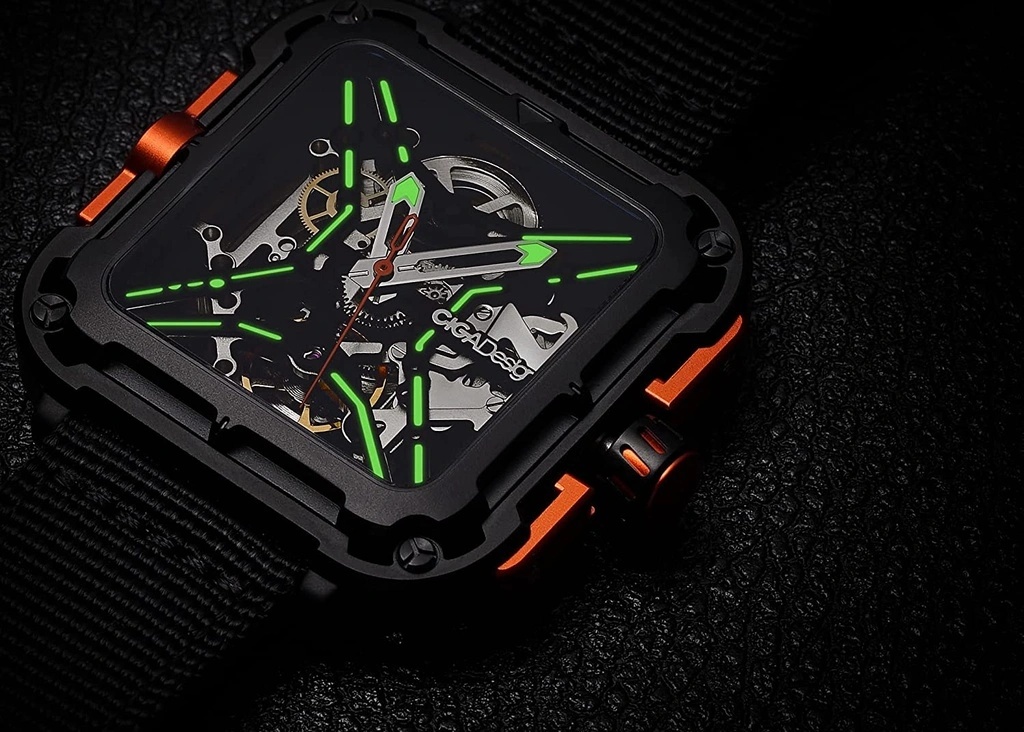 CIGA Design X Series Mechanical Watch 44mm Sapphire Crystal 40-Hour Power Reserve 30M Water Resistance - Self-Winding Stainless Steel Wristwatch | X011-BLOG-W25BK |