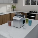 Green Lion Instant Ice Mate Ice Maker 1.3L Water Tank 10KG Daily Ice Production Self-Cleaning - Bullet Ice Machine with Touch Control | GNICEC7MKEGY |