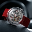 CIGA Design T-Series Mechanical Watch 44mm 360° Transparent Skeleton Dial 3ATM Water Resistance - Automatic Unisex Silicone Strap Watch | T011-TR90 |