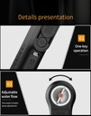 Portable Water Jet & Beam Bidet with LED Display, 1600mAh Rechargeable Battery, IPX6 Waterproof, 1.2M Hose - Handheld Bidet Unit Only (Water Bottle Not Included) | JP121-PB-S25C |