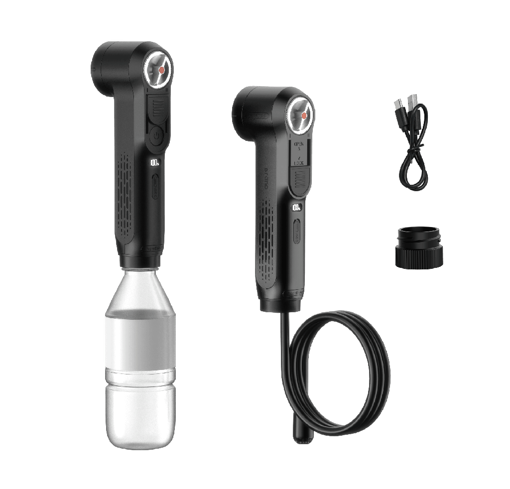 Portable Water Jet & Beam Bidet with LED Display, 1600mAh Rechargeable Battery, IPX6 Waterproof, 1.2M Hose - Handheld Bidet Unit Only (Water Bottle Not Included) | JP121-PB-S25C |