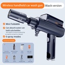 Foldable Cordless Lithium Car Pressure Washer with 6 Spray Modes, 1MPa Pressure, USB-C Rechargeable & Multi-Water Source Design | X9 |