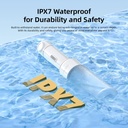 Vyvylabs PureStream Electric Portable Bidet with IPX7 Waterproof, 400mAh Rechargeable Battery & 2 Spray Modes - Personal Travel Hygiene Washer | VKJLD |