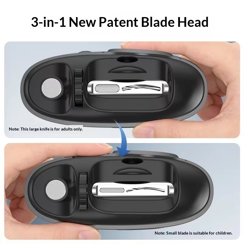 Multi-Function Electric Nail Clipper with Nail Grinder, Magnifier, Dual Speeds, LED Light, HD Display & USB-C Charging - Professional Manicure & Pedicure Kit | S11 |