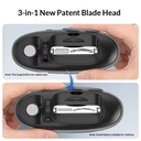 Multi-Function Electric Nail Clipper with Nail Grinder, Magnifier, Dual Speeds, LED Light, HD Display & USB-C Charging - Professional Manicure & Pedicure Kit | S11 |