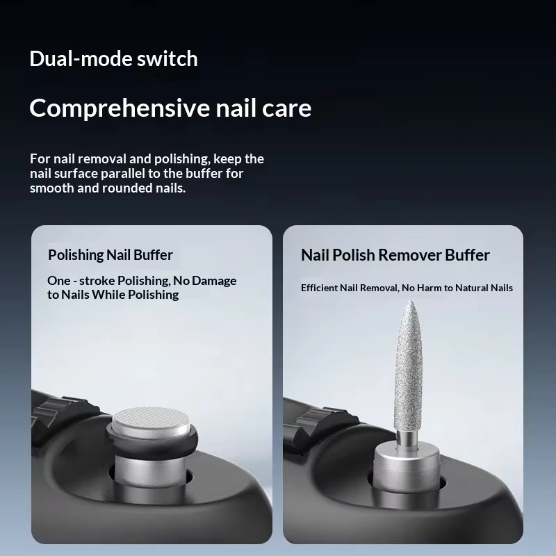 Multi-Function Electric Nail Clipper with Nail Grinder, Magnifier, Dual Speeds, LED Light, HD Display & USB-C Charging - Professional Manicure & Pedicure Kit | S11 |