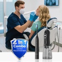 h2ofloss Oral Care Combo Set with Water Flosser & Electric Toothbrush, 300ml Water Tank, 5 Cleaning Modes, 2000mAh Battery & IPX7 Waterproof - Complete Dental Care Kit | HF-6 & BT-02 |