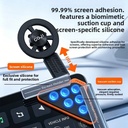 GOJI Car Screen Phone Holder with 360° Rotation, Telescopic Arm, Magnetic & Vacuum Suction Mount - Universal Dashboard & Touchscreen Phone Mount for Tesla & More | G18 |