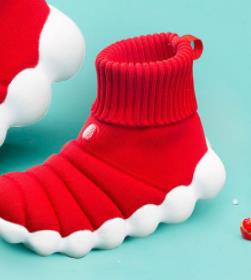 Xiaomi water-proof flying weaving children's casual shoes parent-child Christmas autumn and winter boots technology smart shoes
