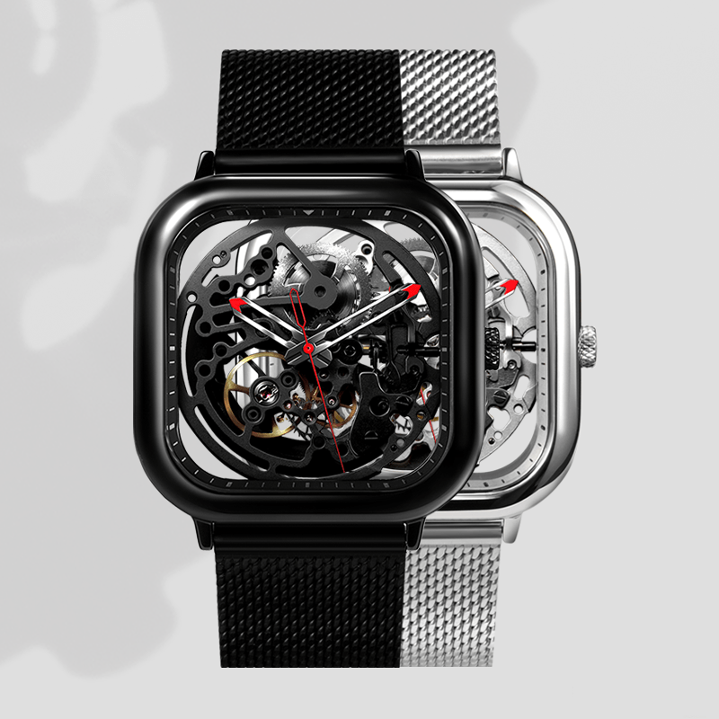 XIAOMI CIGA Design Skeleton Mechanical Watch Full Hallow Z011-BLBL/SLSL-W3