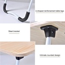 CHARMDI Foldable Laptop Table, Portable Laptop Bed Tray Tablet Slots
