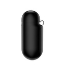 Baseus Wireless Charging Case For Airpods Bluetooth Earphone luxury Silicone Case Cover For Apple AirPods 2 Funda Box Coque - Black