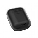 Baseus Wireless Charging Case For Airpods Bluetooth Earphone luxury Silicone Case Cover For Apple AirPods 2 Funda Box Coque - Black