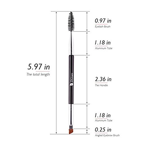 DUCARE DUAL ENDED EYEBROW BRUSH EYEBROW BRUSH / SPOOLIE (DF16)