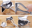 Juice Squeezer Stainless Steel Orange Juicer Fruit Juice Reamers Fast Handle Press Multifunctional Tool