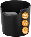 Homeffect Knock Box with Improved Handling Innovative Barista Tool Professional Black