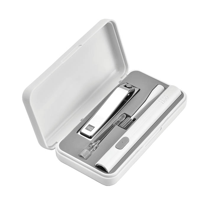 HUOHOU Portable Ear Nail Care Kit Ear Pick Brush Wax Cleaner Removal Tool Kit Nail File Clipper Cutter HU0125