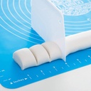 Silicone Baking Mat Flour Rolling Scale Mat Pad Kitchen Pizza Bread Pastry 36cm