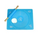 Silicone Baking Mat Flour Rolling Scale Mat Pad Kitchen Pizza Bread Pastry 36cm