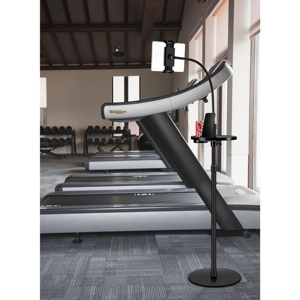 Aluminum Height Adjustable Universal Tablet Floor Stand - 110946