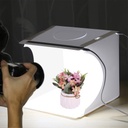 PULUZ Portable 7 Inch LED Portable Photo Studio 2 LEDs included 6 Colors Backdrops