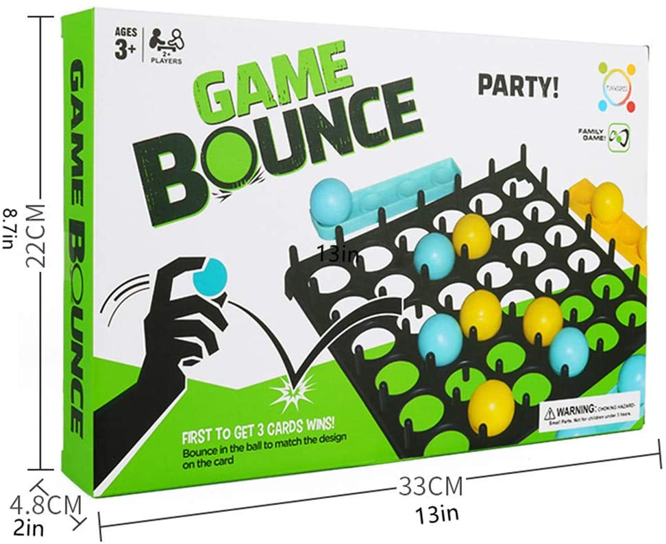 Game Bounce Party First to get 3 Cards win