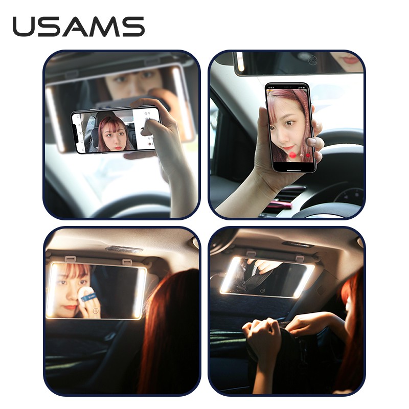 USAMS Car Fill Light Makeup Mirror US-ZB175