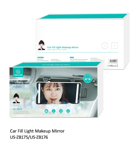 USAMS Car Fill Light Makeup Mirror US-ZB175