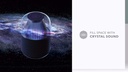 Momax Space True Wireless 360° Speaker With Ambient Light BS1D - Black
