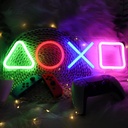 Neon Signs for Playstation Light Icon Gaming, Neon Signs for Bedroom Wall Decor, USB Powered Switch LED Neon Lights for PS5 Game Room, Living Room, Man Cave, Teen, Gamer Room Decor Aesthetic