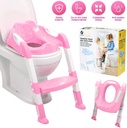 Children's Toilet - Toilet Seat with Step Stool Ladder for Boy and Girl Baby Toddler Kid Children’s Toilet Training Seat Chair with Soft |F6815|