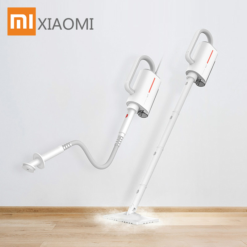 منظف بالبخار Xiaomi Deerma بقوة 1700 واط – ممسحة كهربائية يدوية لتنظيف الأرضيات مع 5 ملحقات وكي الملابس | ZQ600 | 