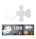 GI LED Touch-Sensitive Hexagonal Wall Lights Modular LED Honeycomb Night Lights Creative Geometry Assembly DIY Modern Wall Lamps Decoration for Bedroom | Gi-818 |