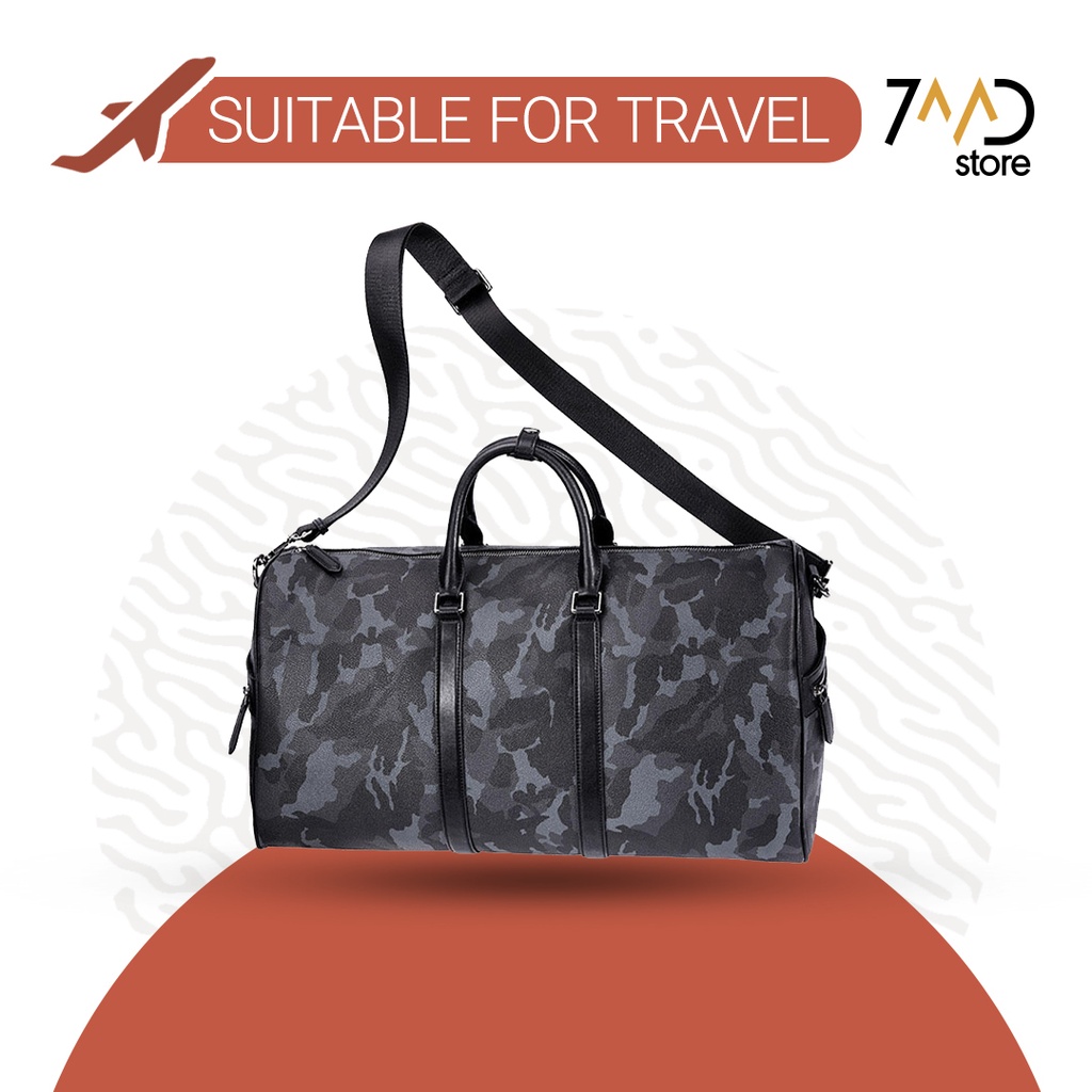 ETON WEAG 35L Outdoor Travel Leather Bag Camouflage Large Capacity Sports Gym Fitness Handbag Shoulder Bag from xiaomi youpin