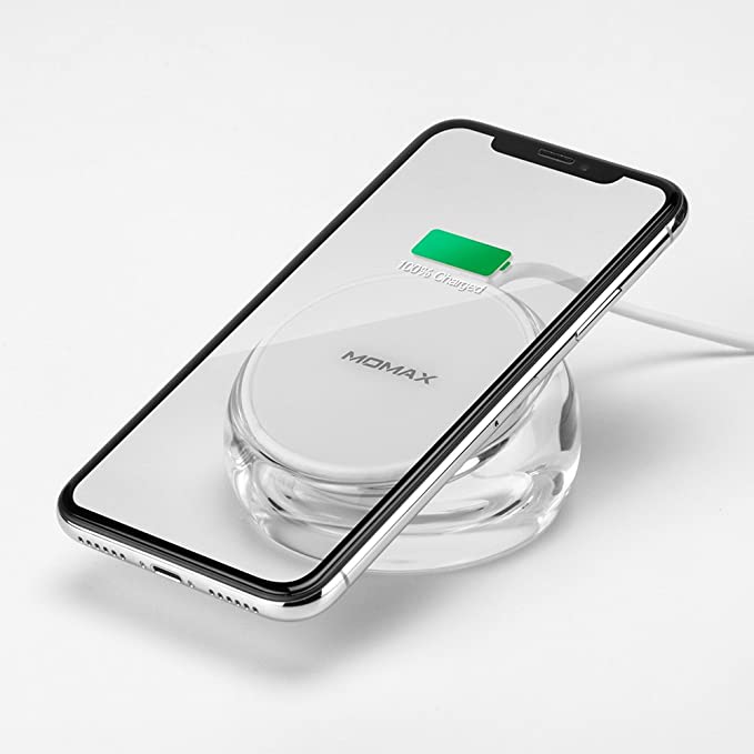 Momax Q.Dock Crystal Fast Wireless Charger UD8w