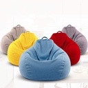 Luckysac super large bean bag couch EPP single bedroom balcony blue & grey...