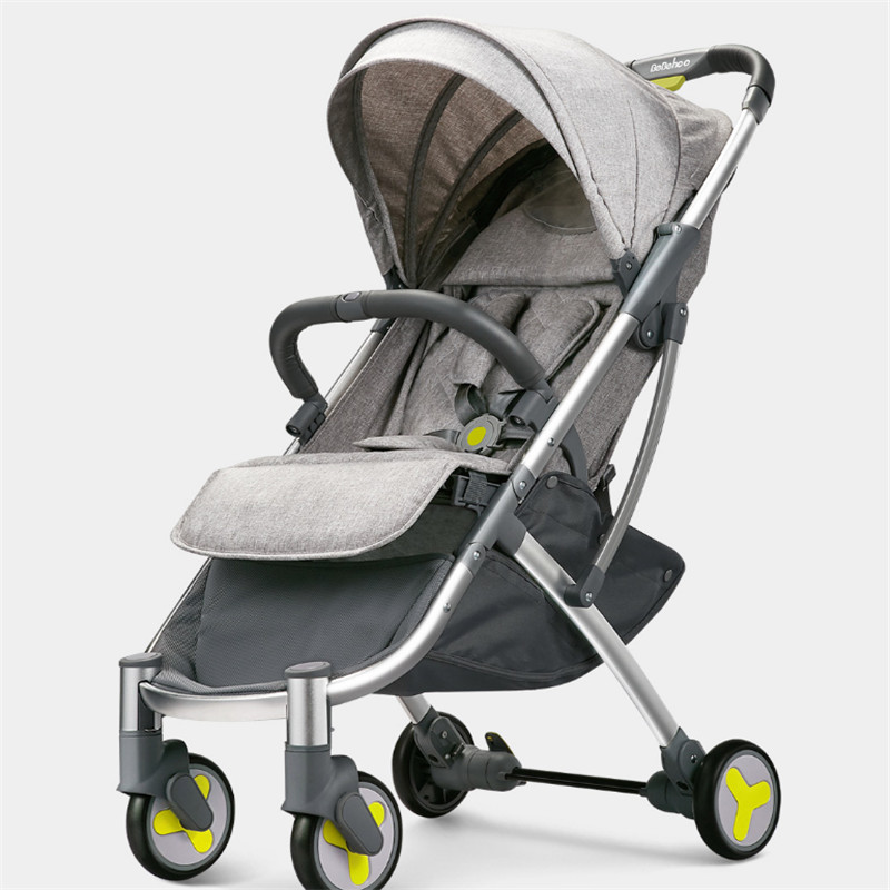 XIAOMI BEBEHOO | ST201| High Landscape Stroller Can Sit Reclining Ultra-light Portable Folding Shock Four-wheeled Baby Trolley