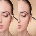 DUCARE DUAL ENDED EYEBROW BRUSH EYEBROW BRUSH / SPOOLIE (DF16)