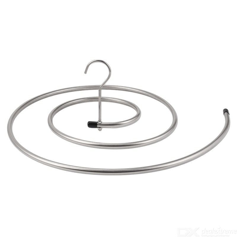 Multifunctional Stainless Steel Round Drying Rack Household Spiral Sheet Clothes Hanger