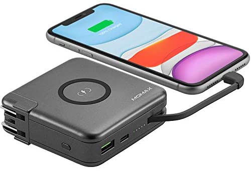 MOMAX Q.Power Plug Wireless Portable PD Charge 18w 6700mAh (IP93MFI)